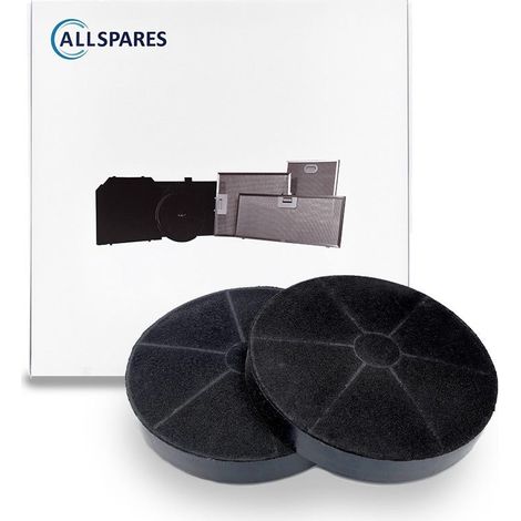 AllSpares Filtre à charbon (2 Pcs.) pour Hotte adapté pour Respekta MIZ0031, MIZ 0031, PKM CO4 et C04 (Ø175x22mm) (1/5)