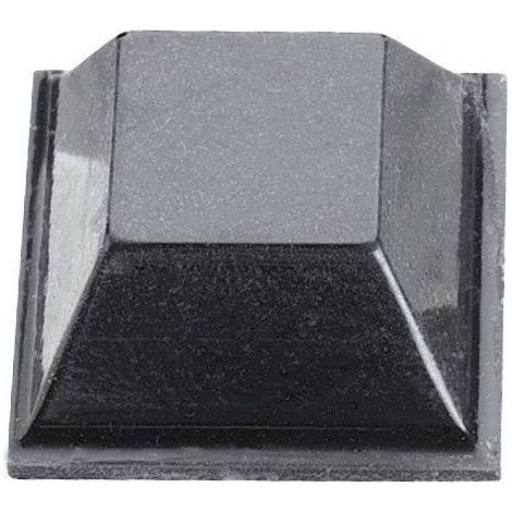 Pied d'appareil 3M SJ5018S autocollant, carré noir (L x l x H) 12.7 x 12.7 x 5.8 mm 1 pc(s) S53695