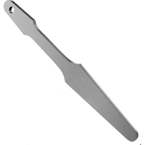 Lime à manche de guitare, lime de finition double face, conception en acier à haute teneur en carbone, compatible avec les guitares électriques et acoustiques. (1/5)