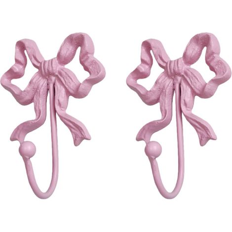Set di 2 ganci in ghisa con nodi eleganti, per Rose