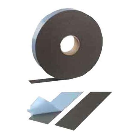 GUARNIZIONE ISOLANTE ADESIVA PER TUBI E VALVOLE 50x3 mm x 5 mt - Grigio - GEKO