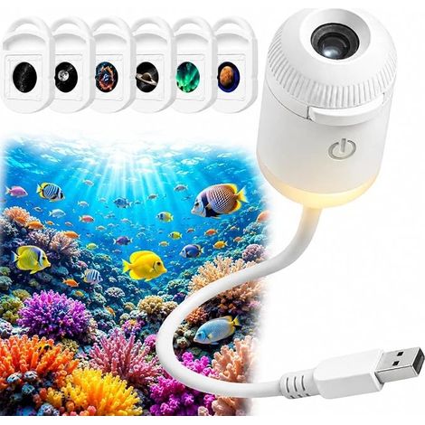 Veilleuse projecteur galaxie, projecteur d'étoiles holographiques 5D 2 en 1, lampe projecteur de plafond dynamique intelligente HD avec 6 films inclus