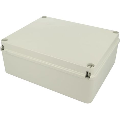 Boite de dérivation étanche IP67 250x200x90mm, avec couvercle opaque, bords lisses (1/2)