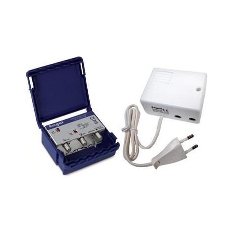 Lte Amplificateur Engel 2 Entrées Gain 30db (uhf) 0db (vhf) + Alimentation (al6120) Avec filtre de dividende numérique