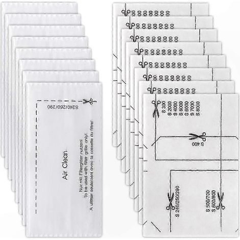 Replacement Filter Set for Miele Complete Series C1 C2 C3 Vacuums Motor and Filter Protection Kit (1/4)