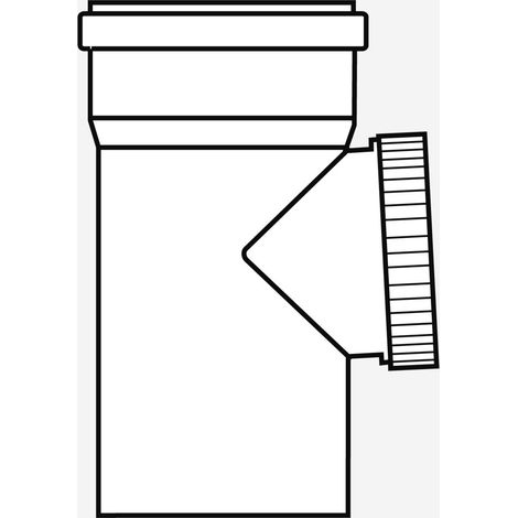 Revisionsstück PP, DN200 - 48000012942 von Weishaupt