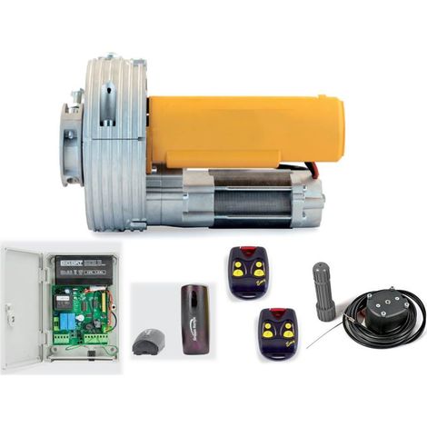 Kit Motore serranda completo di centralina luce cortesia 2 telecomandi fotocellule Norton 170kg