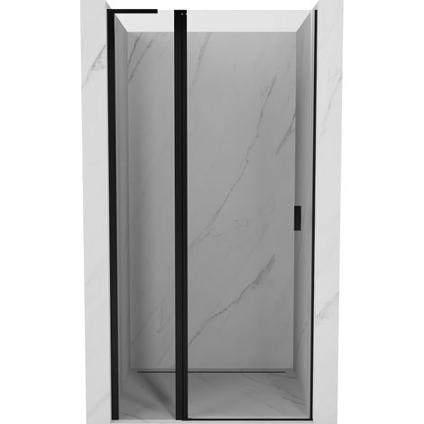 Mexen Mist L Duschdrehtüren 100 cm, transparent, schwarz - 8A4L-100-000-70-00 (1/5)