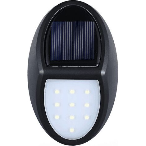 Lampe solaire d'extérieur, applique murale solaire à 10 LED, éclairage extérieur solaire étanche IP65 (1/5)