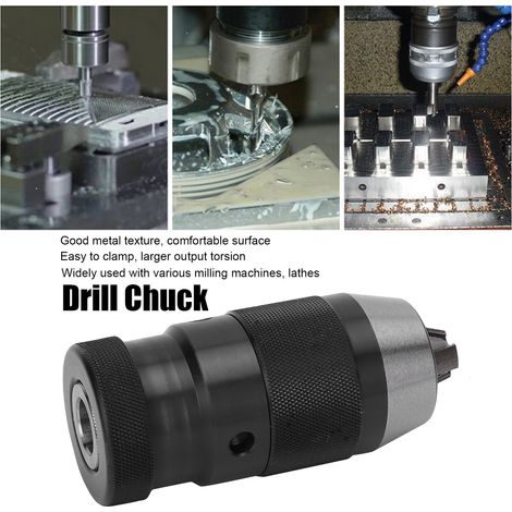1-16 mm B16 selbstsicherndes Bohrfutter mit Bohrfutter und selbstsicherndem Adapter (1/5)