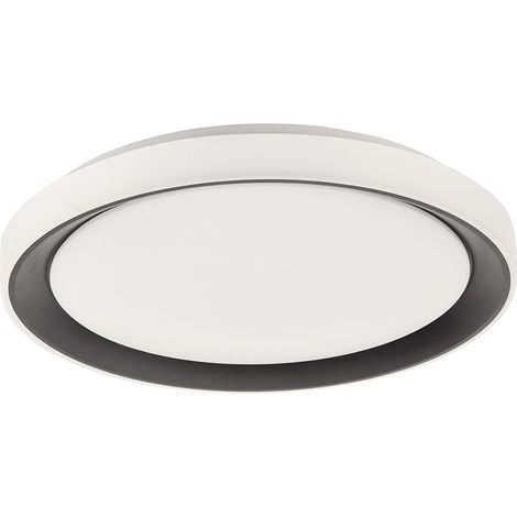JustLight LED Deckenleuchte Disc Lola Smart schwarz, Smart Home Deckenleuchte (1/5)