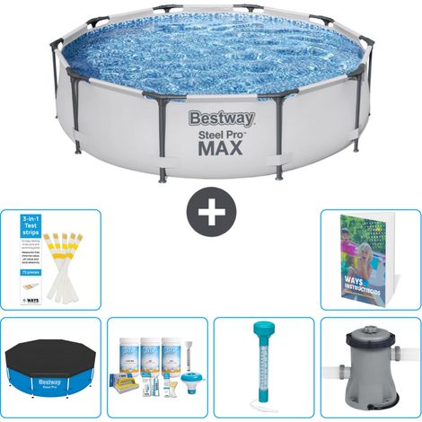 Bestway Steel Pro MAX Rund - 305x76 cm - 7-teilig S52