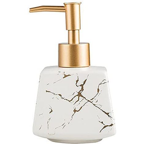 Distributeur De Savon - Céramique Haute Résistance - 270 Ml - Pour Salle De Bain Cuisine Lavabo - 1 Pièce (1/5)