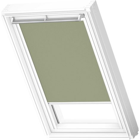 VELUX Collection Nature Store Occultant - M04, Cadre Blanc, Marsh (1/5)