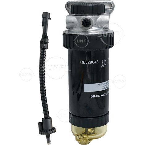 Kraftstoff-Wasser-Abscheider-Baugruppe RE529641 RE529643 Passend für John Deere Motoren 3029 4045 (1/5)