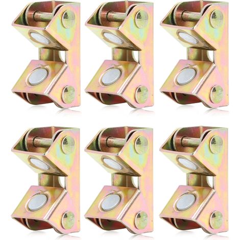 6-teiliges Set V-förmiger magnetischer Schweißklemmen aus Edelstahl, verstellbares Schweißklemmwerkzeug