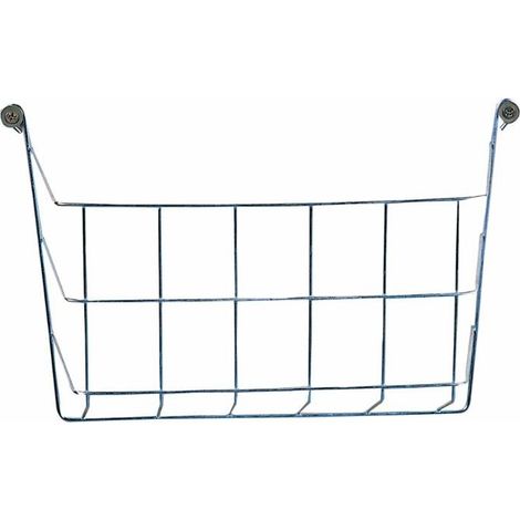 Lem Select – Râtelier pour lapins et rongeurs zingué à fixer – Dimensions 30x15x10 cm – Pour foin, herbe ou salade