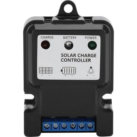Contrôleur de Charge solaire PWM Intelligent Smart Solar Energy Discharge Charge Controller Protection Regulator Energy System(DHS-5S6V/12V 10A) (1/5)