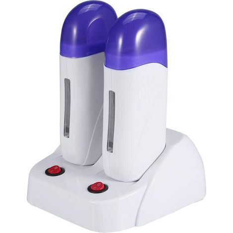 Portable Waxing Device, Depilatory Wax Warmer, Hair Removal Kit with 3 Types of Portable Depilatory Wax Heating Rollers - AquaForge (1/5)