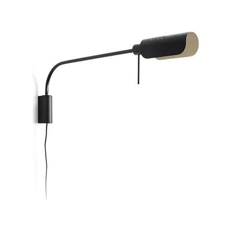 MARTINICA aplique de pared XL negro orientable interruptor 20040-133 (1/2)