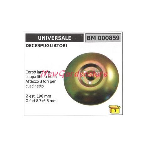 Corpo lamiera coppia conica UNIVERSALE decespugliatore 000859