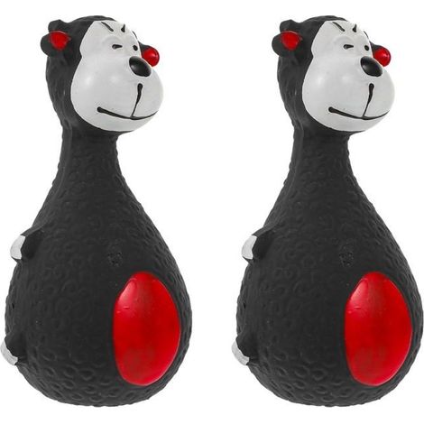 Lot de 2 jouets couineurs pour chiots, jouet à mâcher pour chien, moulage d'âne, jouet à mâcher pour chiot