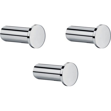 Hansgrohe Logis Universal Juego de tres ganchos para toallas, cromado (41711000-TRIOLOGIS) (1/2)