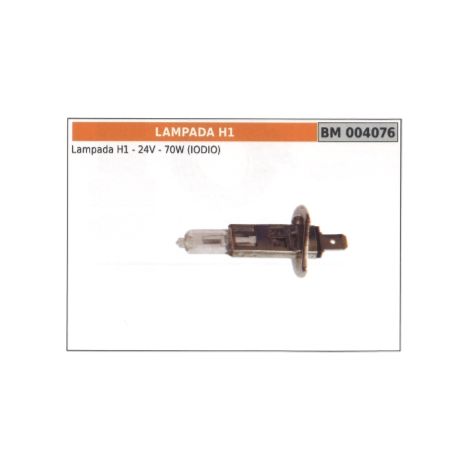 Lampada H1 - 24V - 70W (IODIO) codice 004076