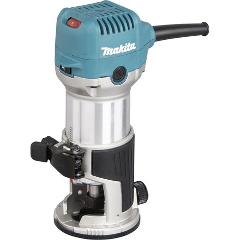Makita RT0702C – Rifilatore 710W con Base Standard, Pinza e Chiavi