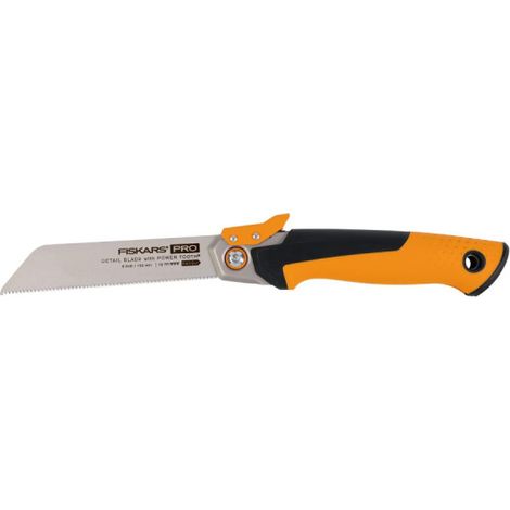 Fiskars PowerTooth sega potatrice pieghevole nera gialla (1/4)