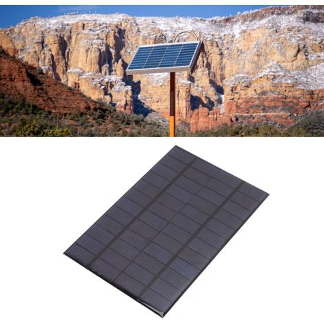 DIY-Epoxid-Mini-12V-4,2W-Polykristallin-Solarpanel – Batterielademodul für Handy-, Licht- und Radioprojekte [135 g, 20 x 13 cm, ohne Aufbewahrung] (1/5)
