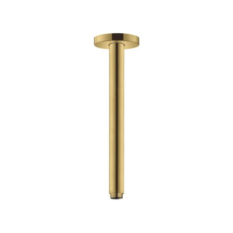 Hansgrohe - Deckenanschluss S 30 cm, Gold poliert 27389990