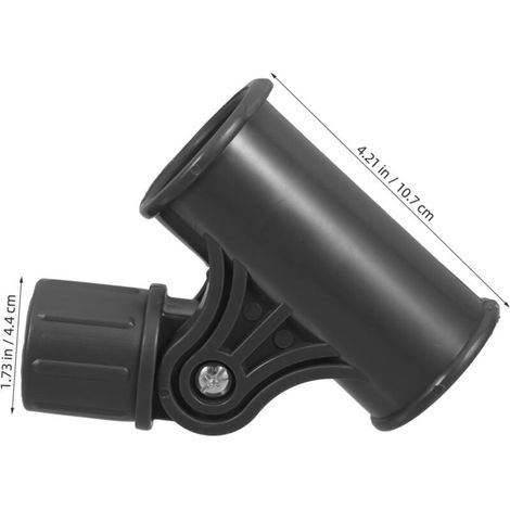 Support d'extension pour parasol, compatible avec les parasols de terrasse, pièce de rechange pour support pivotant en forme de parapluie, pièces détachées pour parasol, support de serrage (1/3)