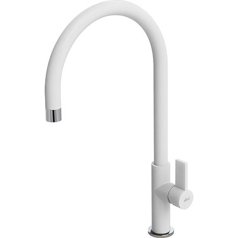 Rubinetto Miscelatore Cucina Elleci Volta Keratek Plus Bianco Assoluto MKKVTA96 (1/2)