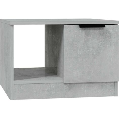 Maison Exclusive - Couchtisch Betongrau 50x50x36 cm Holzwerkstoff (1/5)