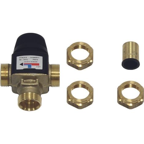 Vaillant Mezclador termostático de agua caliente 3/4 como protección contra quemaduras, 302040