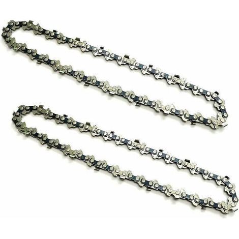2Pièces 6 pouces chaînes de scie à chaîne pour mini tronçonneuse rechargeable à main chain,Pas de la chaîne1/4,Jauge de la chaîne 0.043/1.1mm,Maillons d'entraînement 37DL,Longueur de coupe utile15cm,d (1/4)