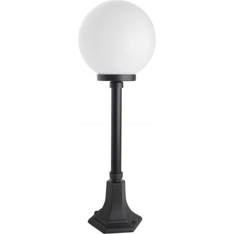 Lampada da giardino SU-MA KULE 73cm globo 25cm E27 IP43 nera (1/4)