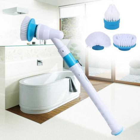 6 Pièces Tête de brosse de rechange, Plastique durable, Pour nettoyeur électrique rotatif, Salle de bain et cuisine (1/4)