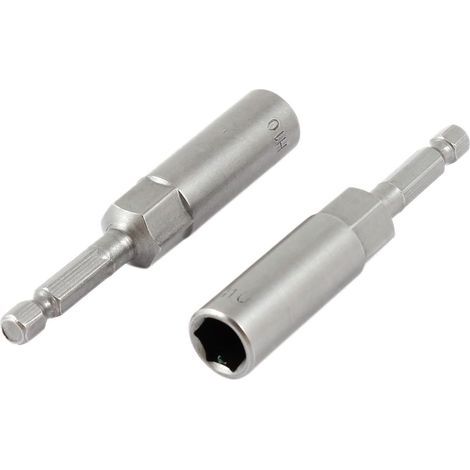 Magnétique powere Embouts hexagonales 10 mm Longueur 80 mm Lot de 2 (1/2)