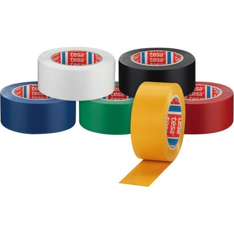 Ruban adhésif de marquage au sol PVC Tesa® 4169 ROUGE - BLISTER DE 6 (1/5)