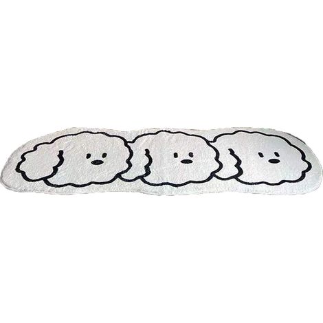 Tapis en forme de chiot - trois petits chiots - 40 x 60 (1/5)