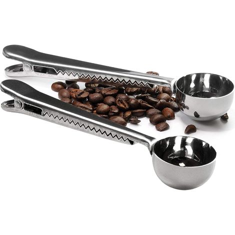 Cuillère À Mesurer Café - Acier Inoxydable - 7 G - Poignée Longue - Pour Grains De Café Thé Sucre Farine - 2 Pièces (1/5)