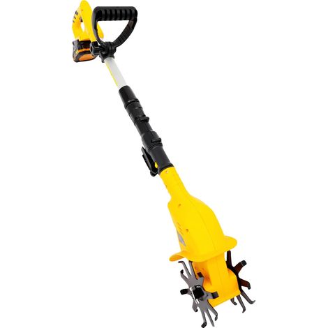 Machine de labour à batterie, portable, longueur réglable, JAUNE (1/2)