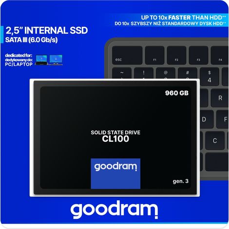 Goodram CL100 2.5" 960 GB Serial ATA III TLC (1/5)