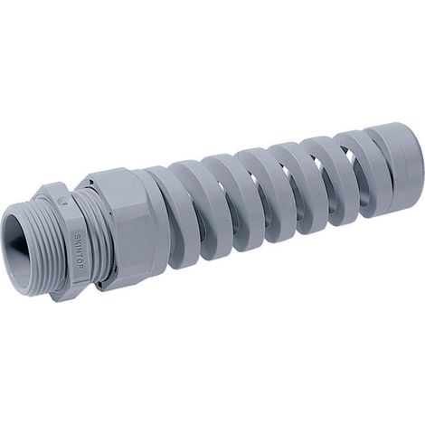 LAPP 53111830 Kabelverschraubung mit Biegeschutzspirale M25 Polyamid Lichtgrau (RAL 7035) 1 St.