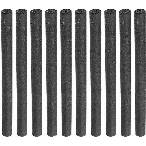 10 tiges de carbone graphite de 6 mm pour la fusion efficace de l'or et de l'argent tiges d'agitation à haute conductivité pour la fabrication de bijoux et l'utilisation en laboratoire (1/5)