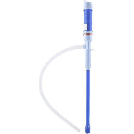 Bomba eléctrica portátil para transferencia de líquidos, alimentada por batería, bomba de sifón de aceite (azul) (1/5)
