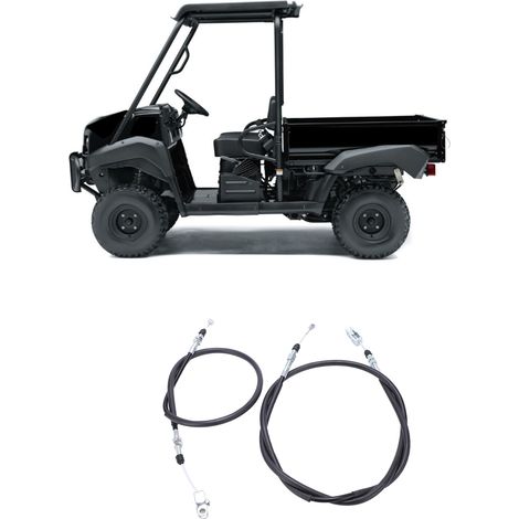 Câbles de frein arrière gauche et droit Kawasaki Mule (1201 et 1202) (1/5)