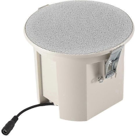 Haut-parleur de plafond Bluetooth à large bande avec amplificateur intégré et couvercle arrière pour home cinéma et musique d'ambiance (A) A (1/5)